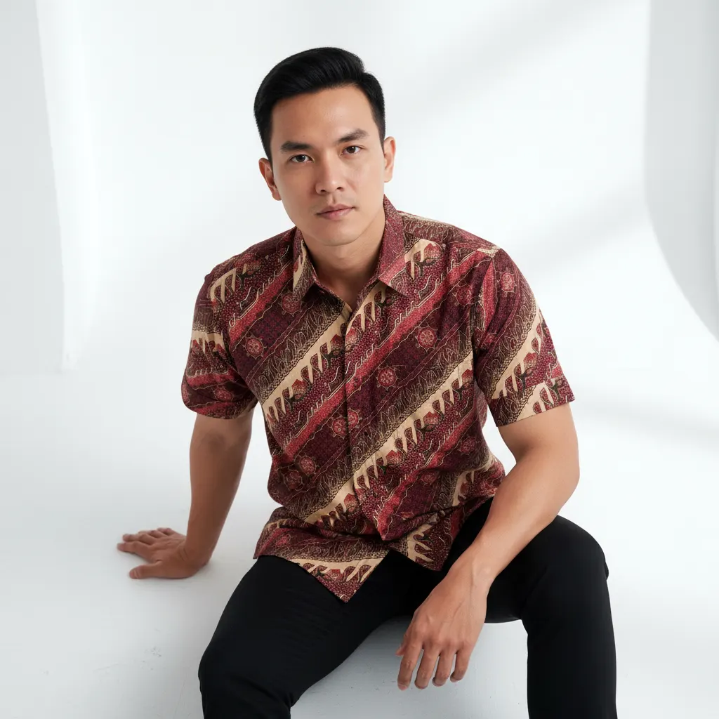 Kemeja Batik Costum - Gambar 3