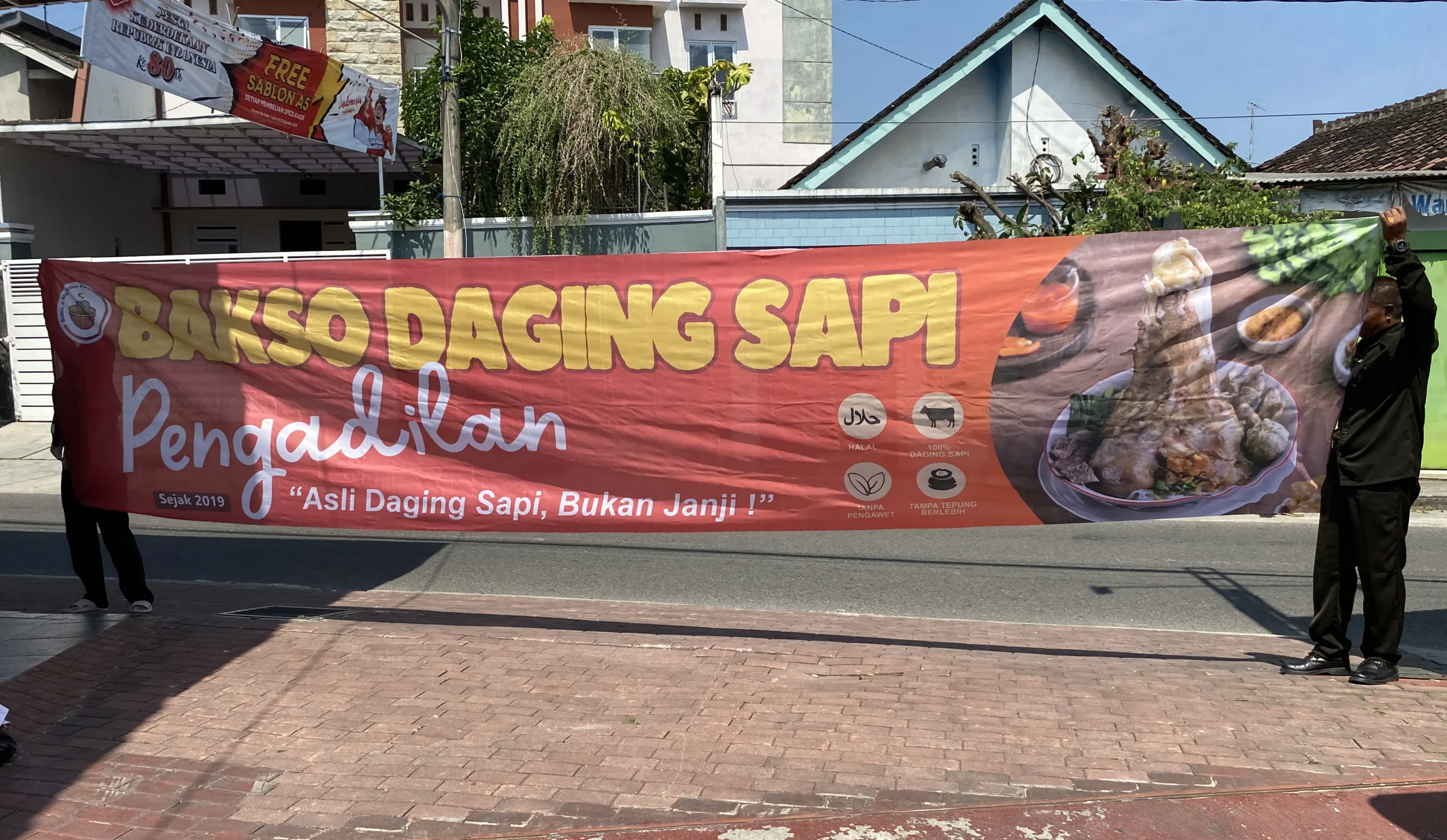 Cetak Spanduk Banner Kain