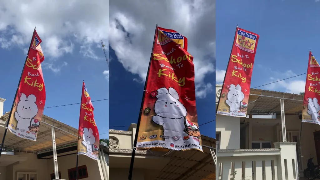 Cetak Umbul Umbul di Solo